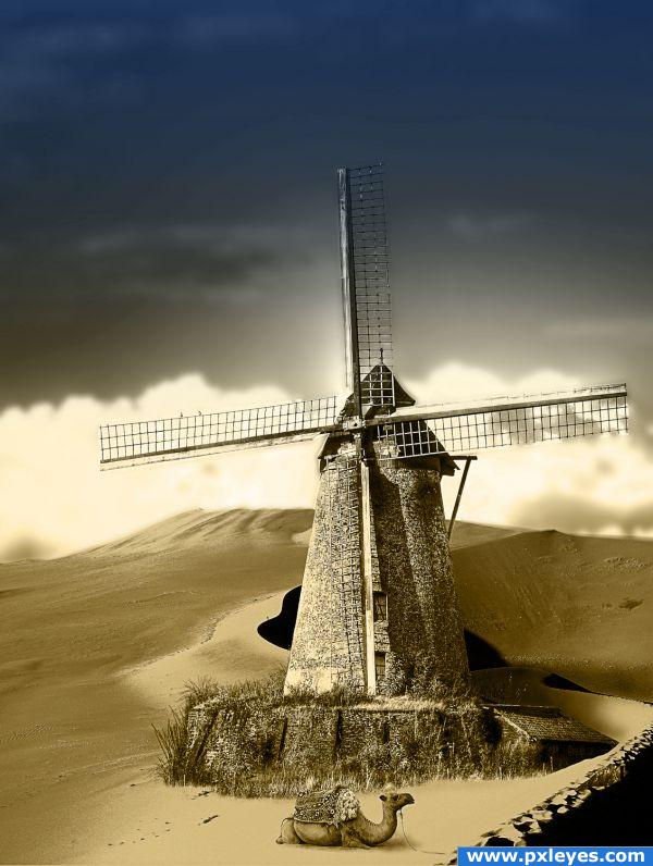 Mill in the desert